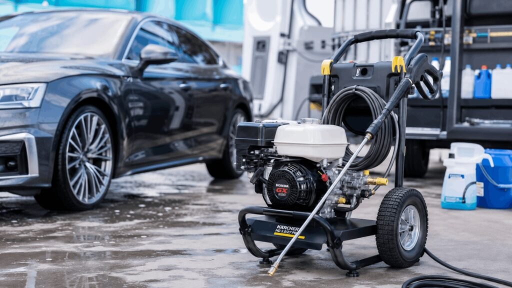 Karcher HD compact high pressure washer for mobile auto detailing and small work