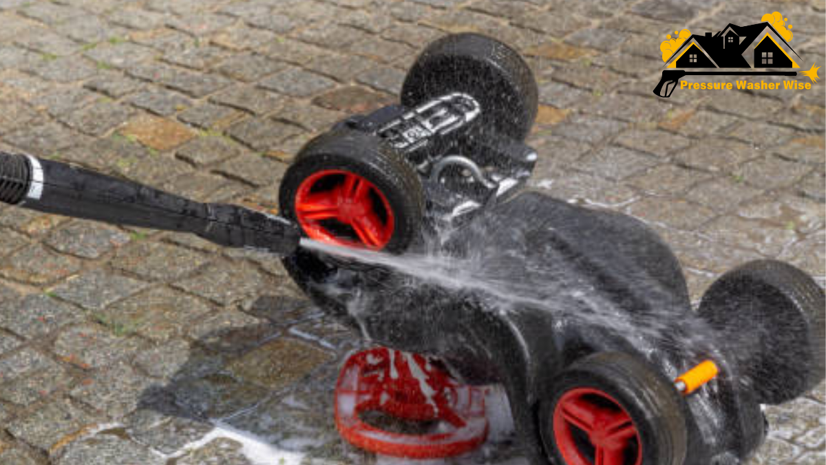 Black Max pressure washers lined up on a driveway — 3100 PSI, 2800 PSI, and 1500 PSI models reviewed and tested for 2025