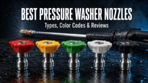 Best pressure washer nozzles guide showing spray tip types and color codes