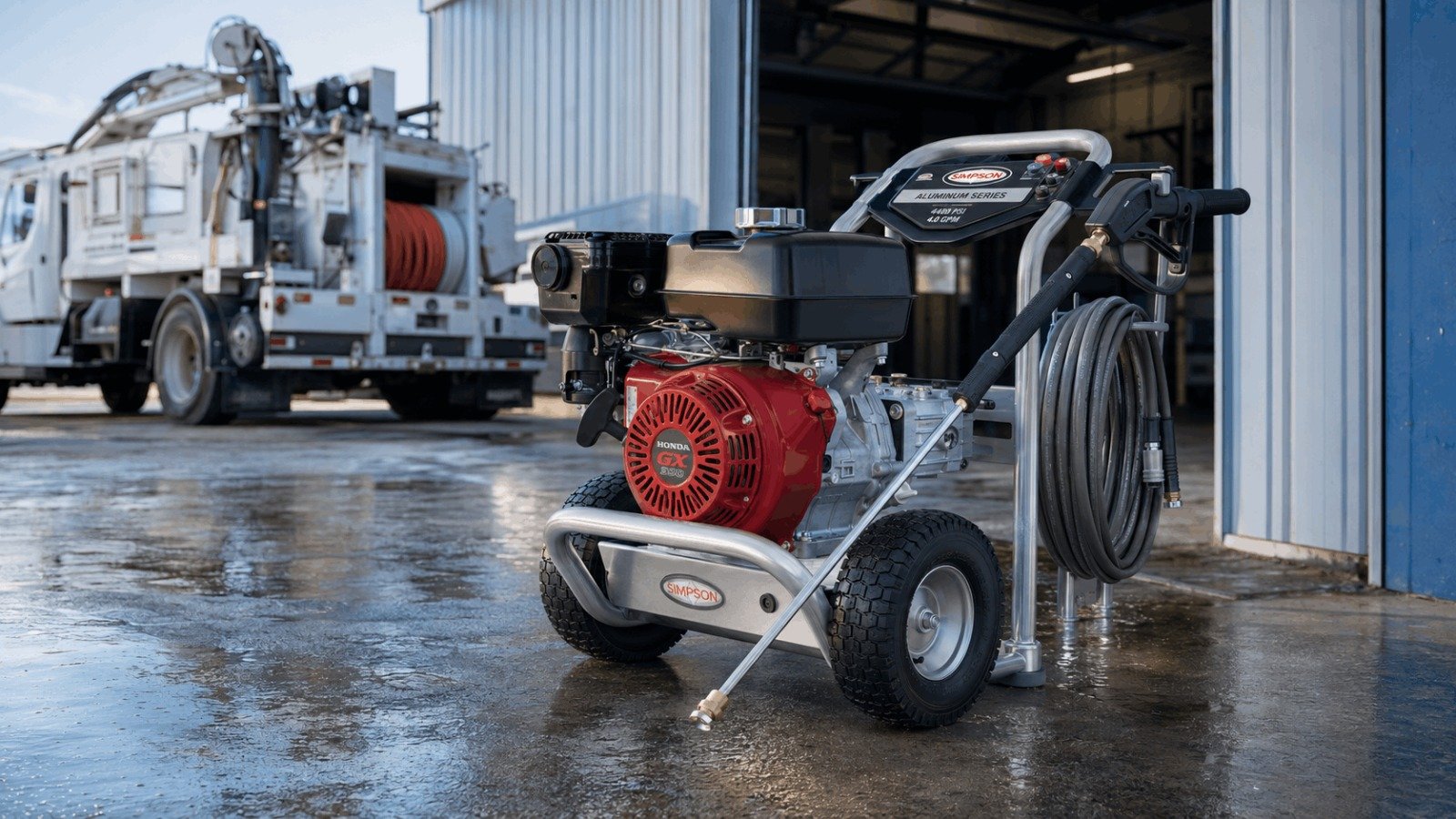 Top rated commercial pressure washer with Honda engine for heavy duty cleaning