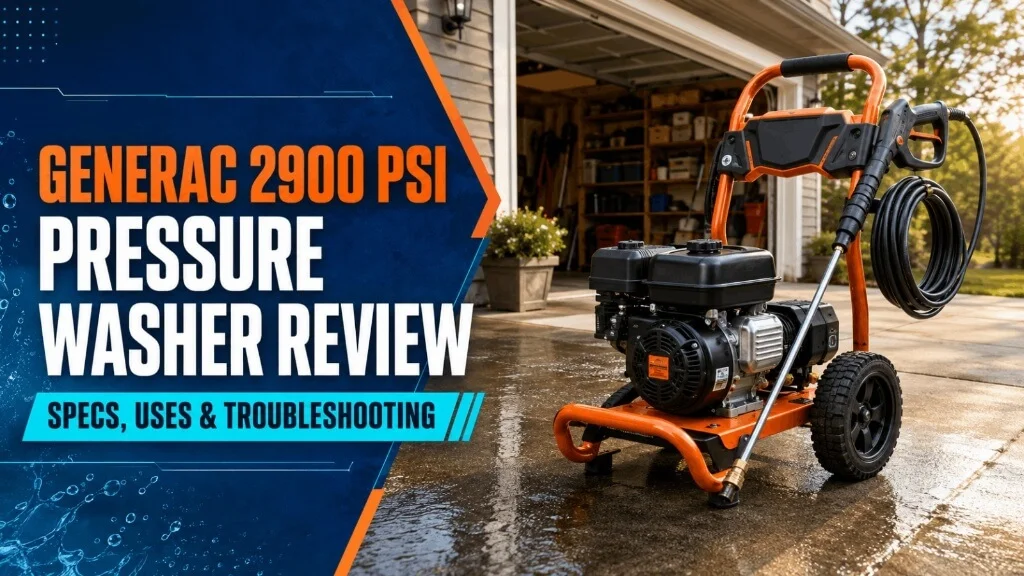 Comprehensive review of the Generac 2900 PSI pressure washer.