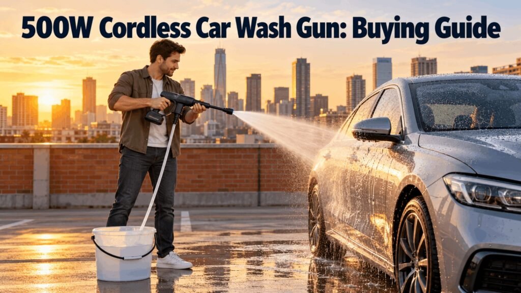500W cordless car wash gun