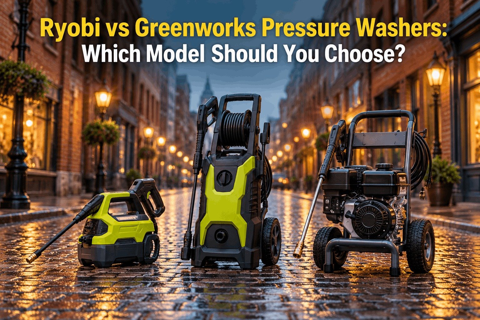 Ryobi vs Greenwork