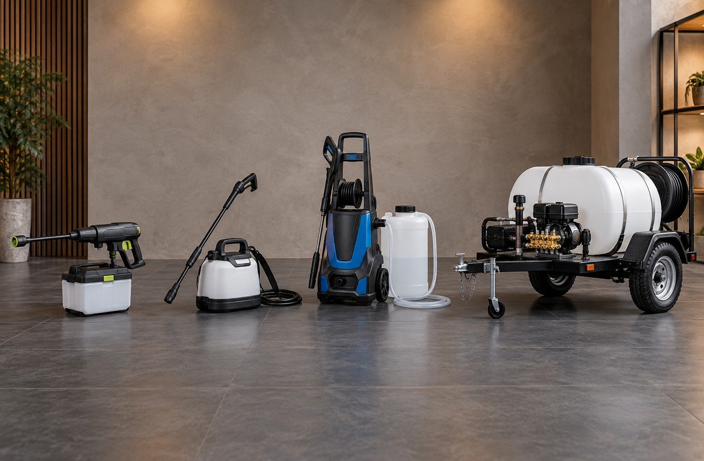 Best pressure washer with water tank options compared: portable, tank-fed and trailer units