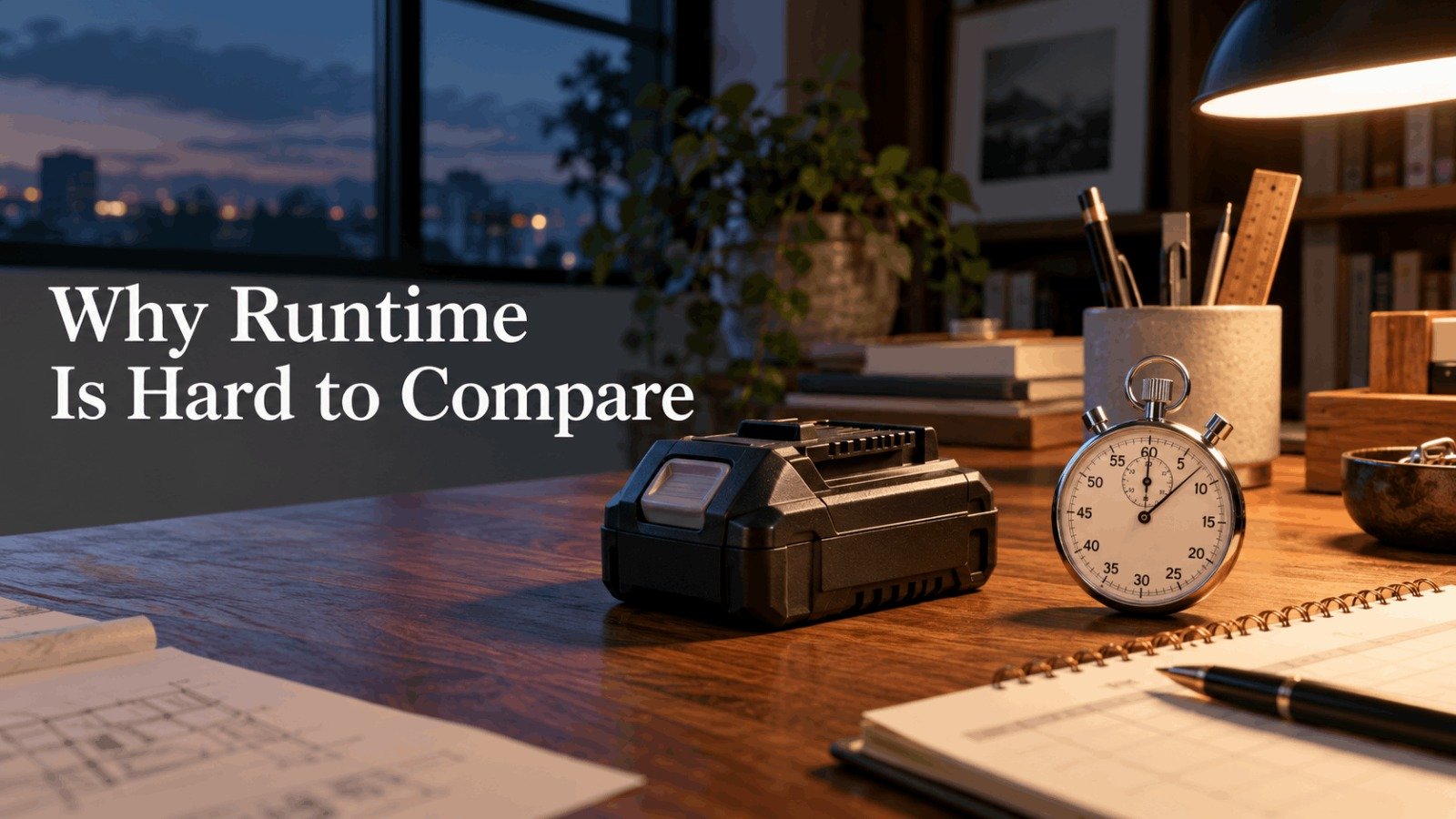 Why 20V / 40V / 60V cordless pressure washer runtime is hard to compare: battery and stopwatch