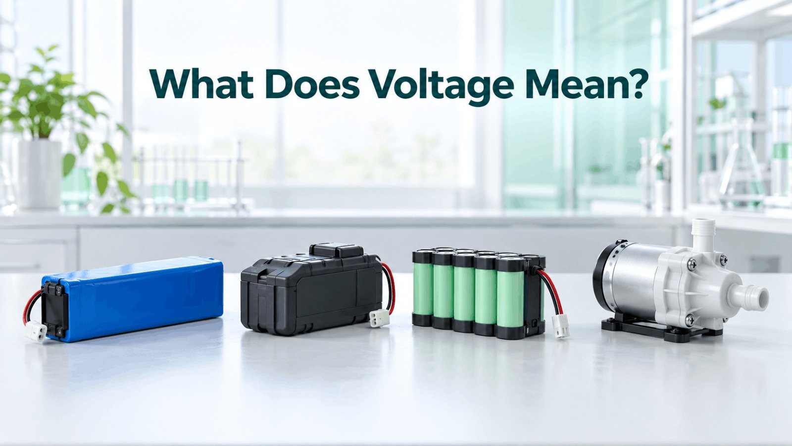 What voltage means on a 20V / 40V / 60V cordless pressure washer: battery packs and pump